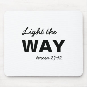 Be the Light Matthew 5:14 Bible Verse Mouse Pad