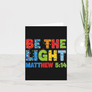 Be The Light Matthew 5 14 Card