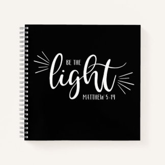 Be the Light Matthew 5:14 in White Journal