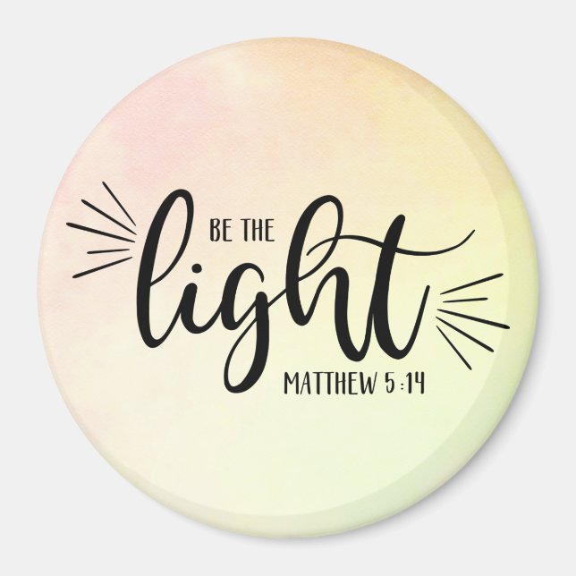 Be the Light Matthew 5:14 Magnet (Front)