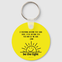 Be the Light Peace Key Chain