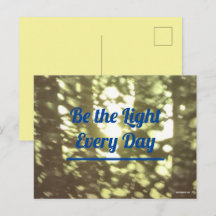 Be the Light Postcard