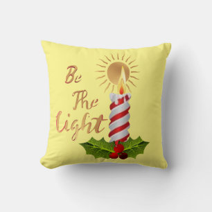 Be the light throw pillow