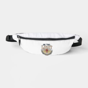 Be The Light Vintage Christian Shirt Design_1 Fanny Pack