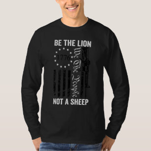 Be The Lion Not A Sheep Ar15 2nd Amendment Pro Gu T-Shirt