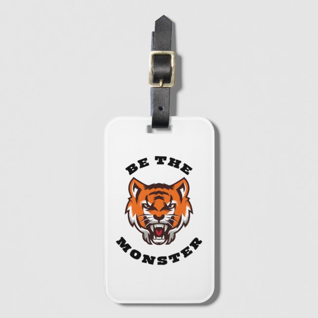 BE THE MONSTER LUGGAGE TAG (Front Vertical)