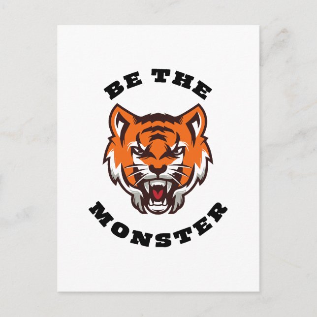 BE THE MONSTER POSTCARD (Front)