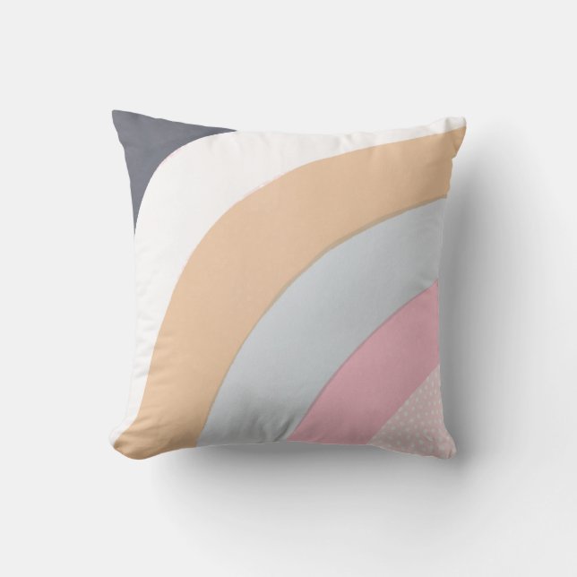 Be the Rainbow Throw Pillow (Front)