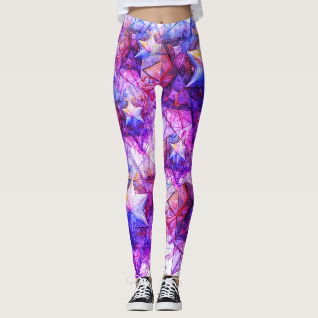 Be The Star With These Customized Tight Leggings (Front)