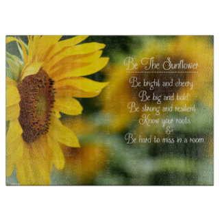 Be The Sunflower Cutting Board
