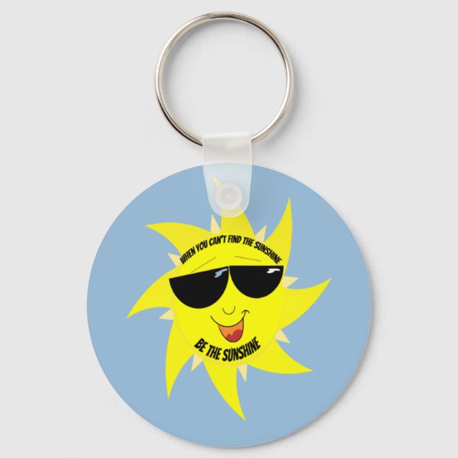  Be The Sunshine Rainbow Keychain (Front)