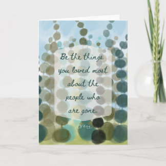 Be The Things Card