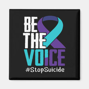 Be The Voice Stop Suicide Awareness Mental Health Magnet
