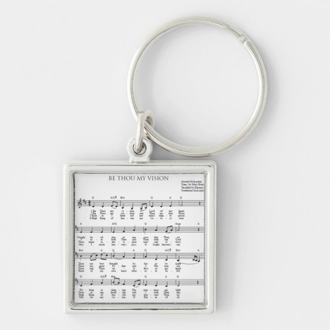 Be Thou My Vision Keychain (Front)