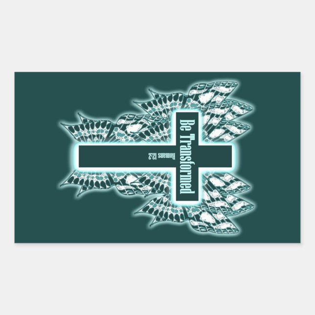 Be Transformed – Romans 12:2 Sticker (Front)