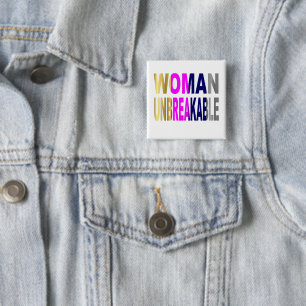 Be Unique 2 Inch Square Button