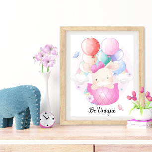 Be Unique Animal Nursery Wall Art