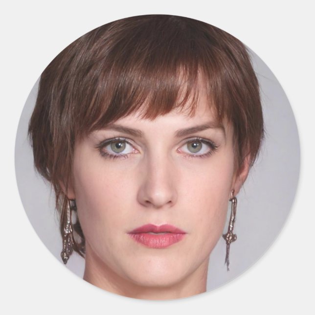 Be Unique Classic Round Sticker (Front)