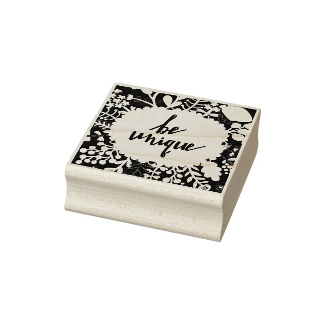 Be Unique Rubber Stamp (Stamp)