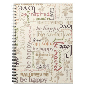 "Be vintage" Notebook