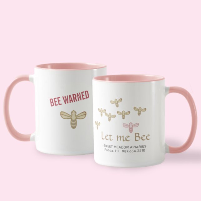 Be Warned Just Let Me Bee Beekeeper's Mug bees (Creator Uploaded)