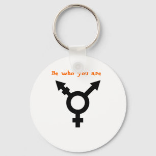 Be who you are keychain