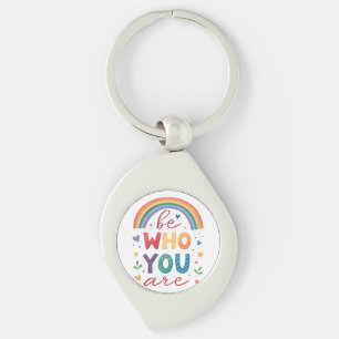 Be who you are keychain
