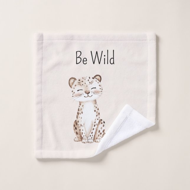 Be Wild Cheetah Wash Cloth (Wash Cloth)