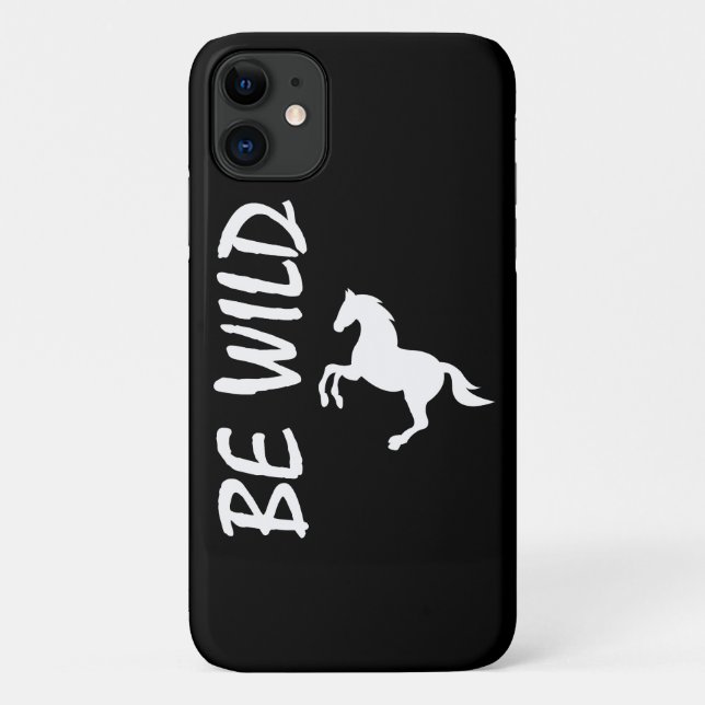 Be Wild-Strong and Decorative Horse  Case-Mate iPhone Case (Back)