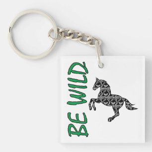 Be Wild – Strong Decorative Horse Design Inspiring Keychain