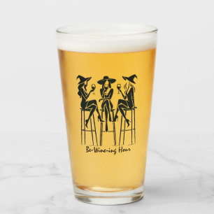 Be-Wine-ing Hour,Elegant Witches Wine Night,Modern Glass