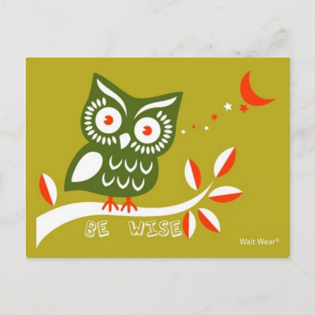 Be Wise Postcard (Front)