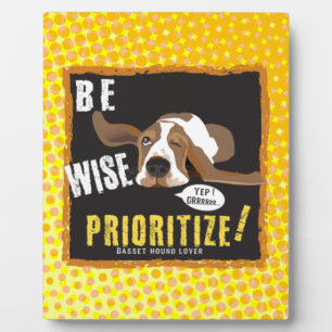 Be Wise, Prioritize! Plaque