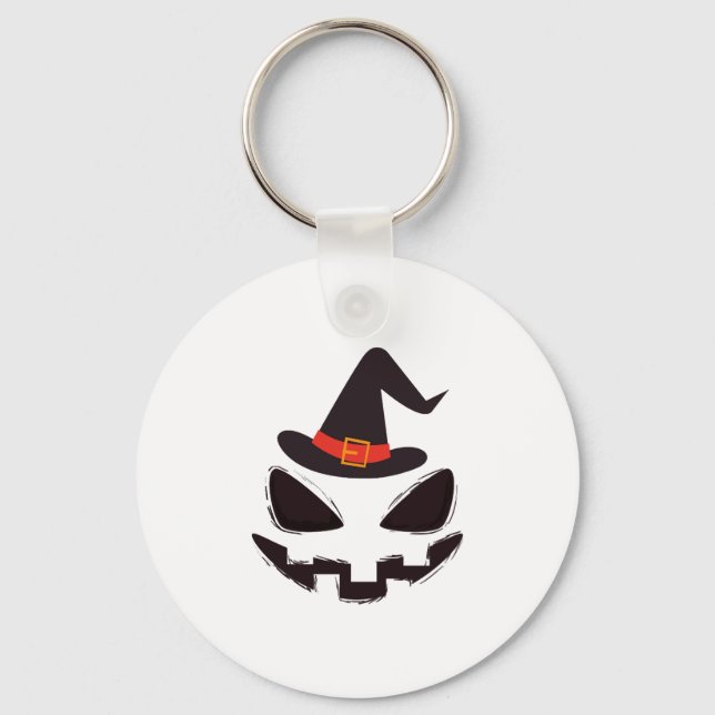 be witch halloween shirt for halloween keychain (Front)