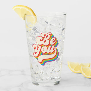 Be You! Glass Tumbler