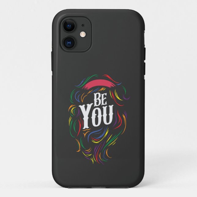 Be You | LGBTQ | Rainbow | Gay Pride Case-Mate iPhone Case (Back)