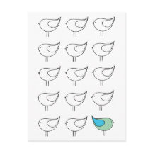 Be You Little Bird Postcard