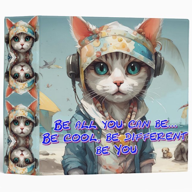 Be You Motivation tee Binder (Front/Spine)
