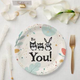 Be You Paper Plate