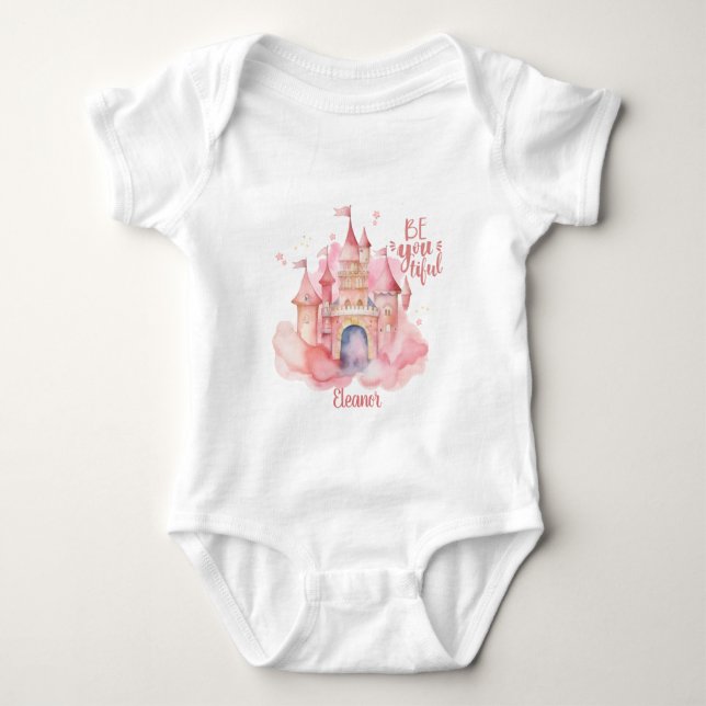 Be-you-tiful customizable baby bodysuit (Front)