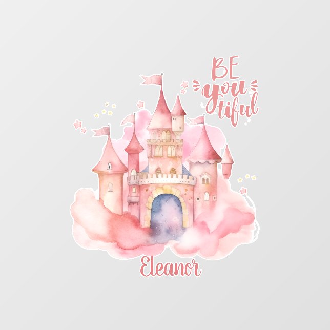 Be-you-tiful customizable window cling (Sheet)