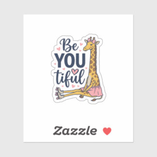 Be You Tiful Giraffe Roller Skate Vintage Shirt De