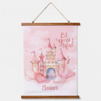 Be-You-Tiful Palace in the Pink Cloud customizable Hanging Tapestry