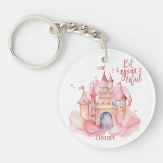 Be-You-Tiful Palace in the Pink Cloud customizable Keychain