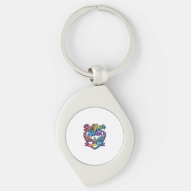Be Your Hero Keychain (Front)