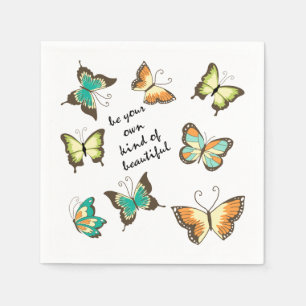 Be Your Own Beautiful Butterflies Napkin