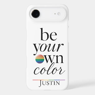 Be Your Own Colour Minimal Typography Statement