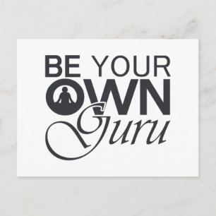 Be Your Own Guru Postcard