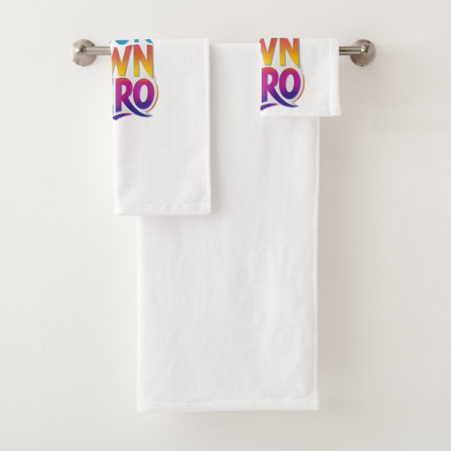Be Your Own Hero Bath Towel Set (Insitu)