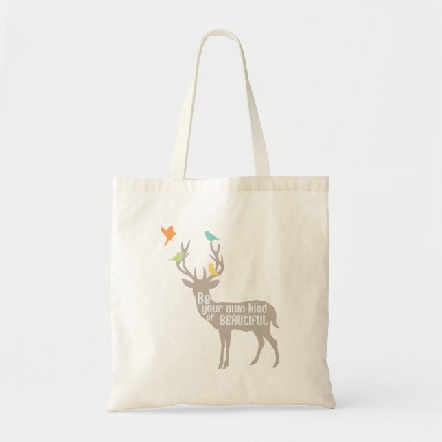 Be Your Own Kind of Beautiful Tote Bag (Front)
